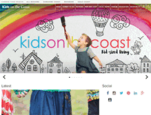 Tablet Screenshot of kidsonthecoast.com.au